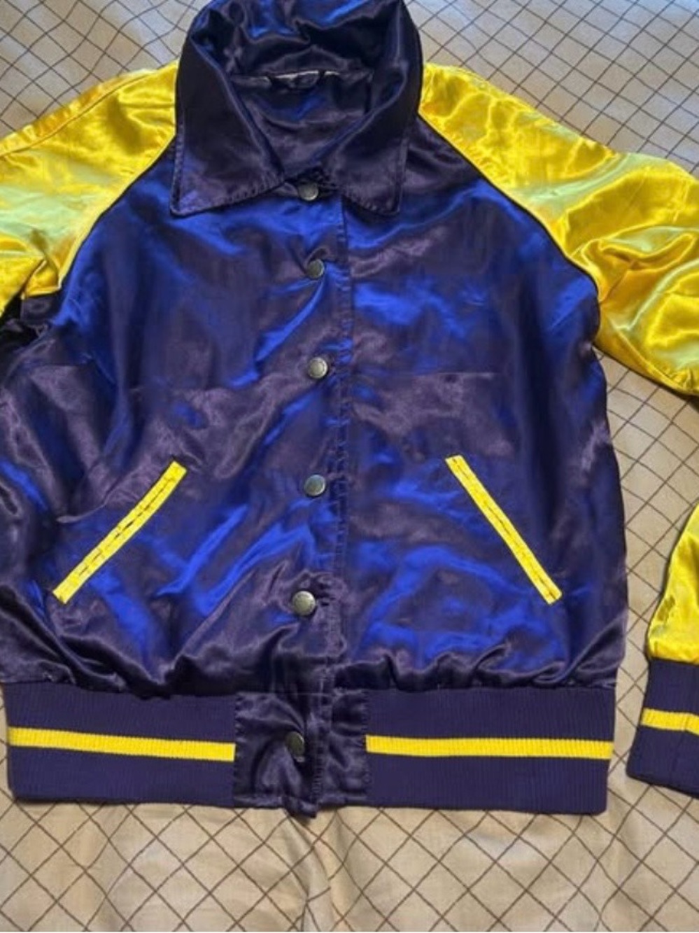 💜💛Golden Hawks Homecoming Bomber Jacket -Laurier University 💛💜